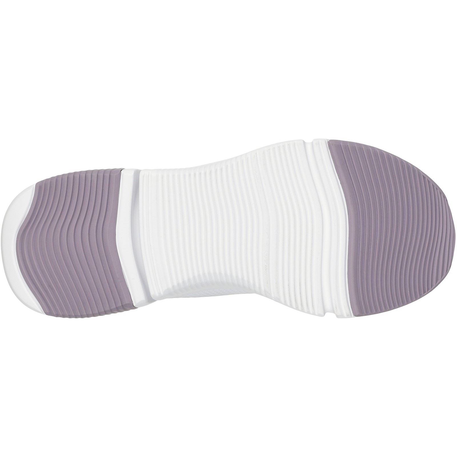 Skechers BOBS Sparrow Flex Too You Textile Women's White Sneakers
