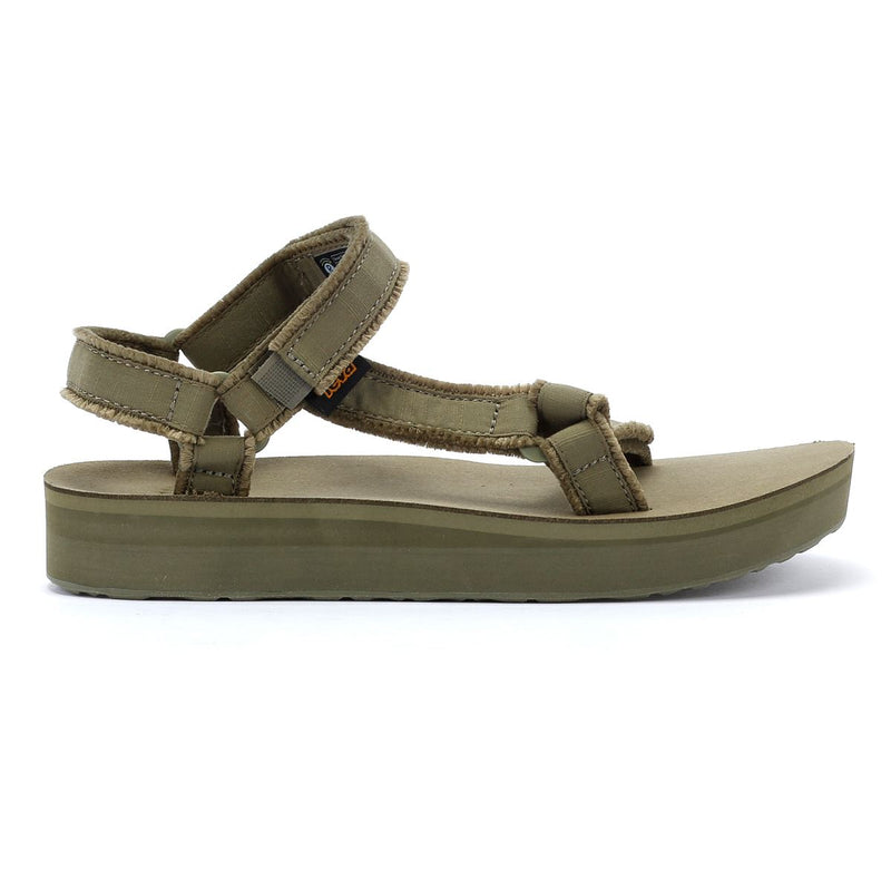 Teva Midform Universal Canvas Women's Olive Sandals