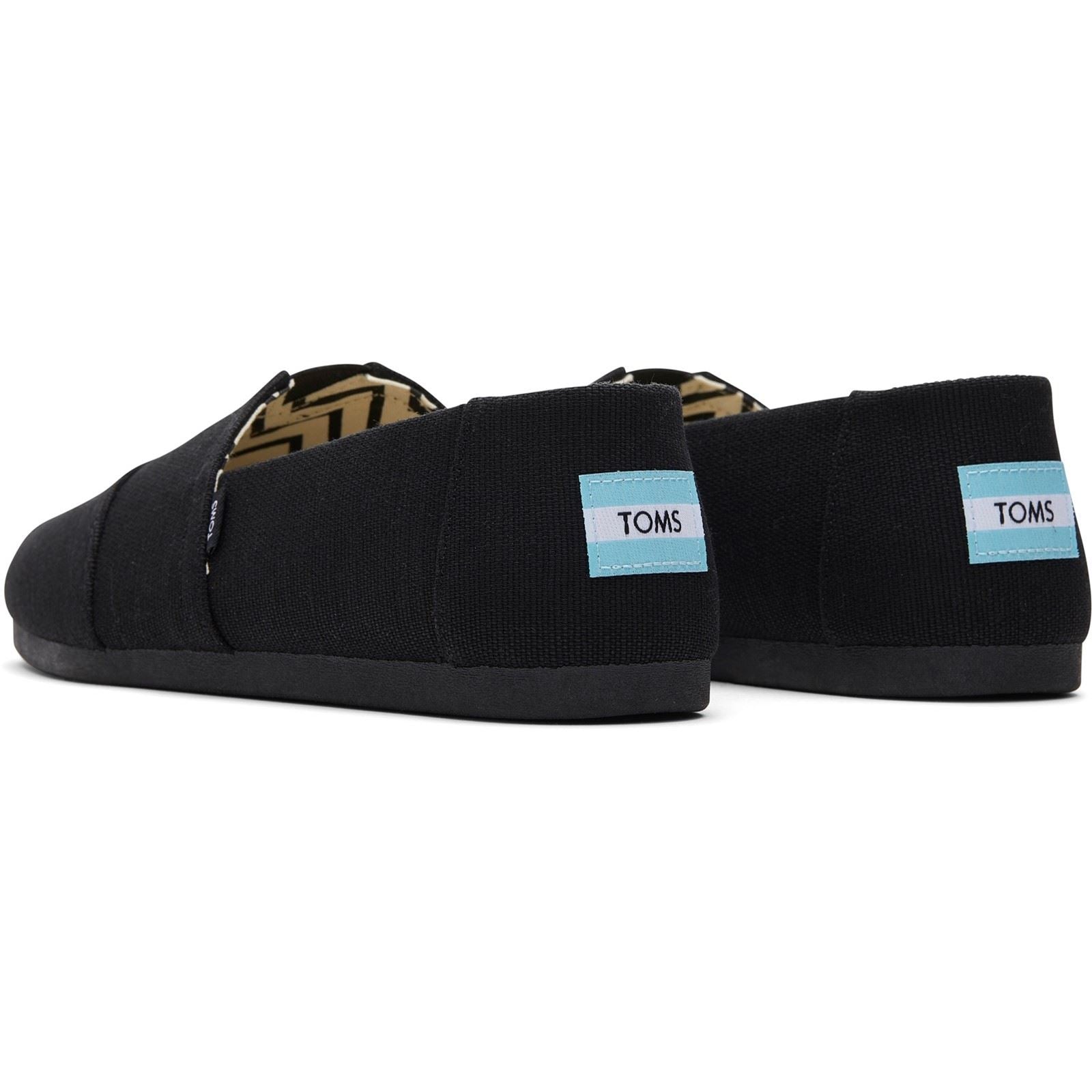 TOMS Alpargata Cotton Women's Black Sandals