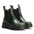 Fly London Medi Leather Women's Petrol Boots