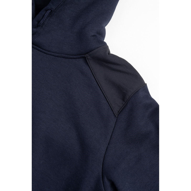 Caterpillar Essentials Polyester Men's Blue Hooded Sweatshirt