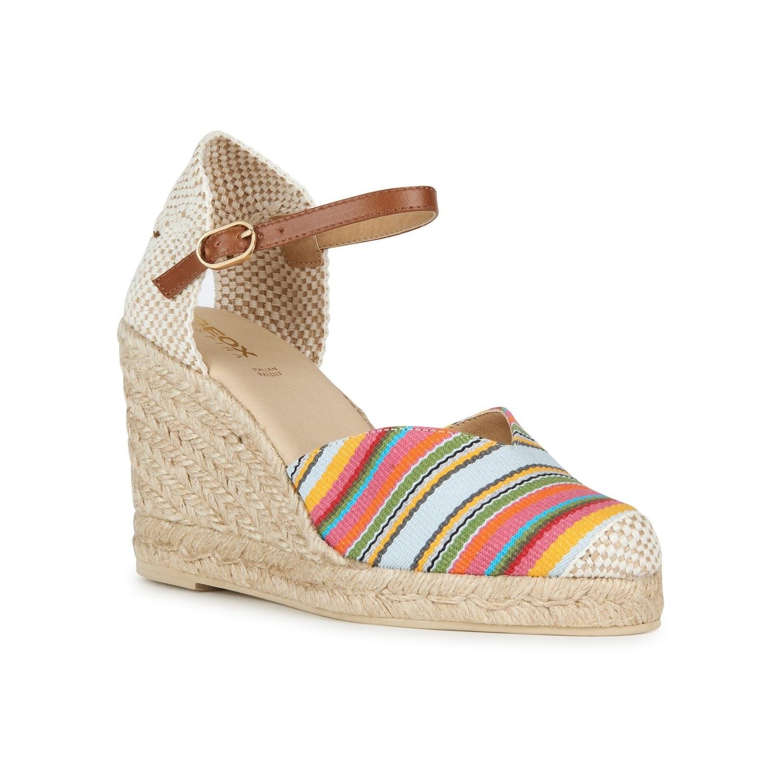 Geox D GELSA Textile Women's Camel Sandals