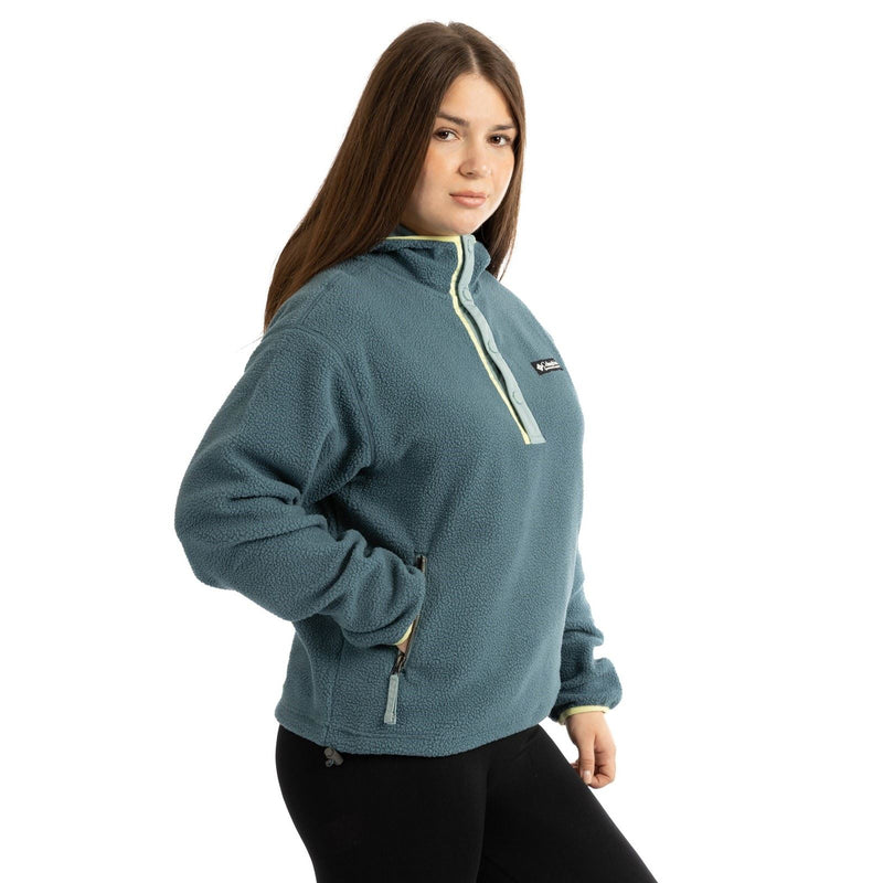 Columbia Helvetia II Hoodie Polyester Women's Blue Hooded Sweatshirt