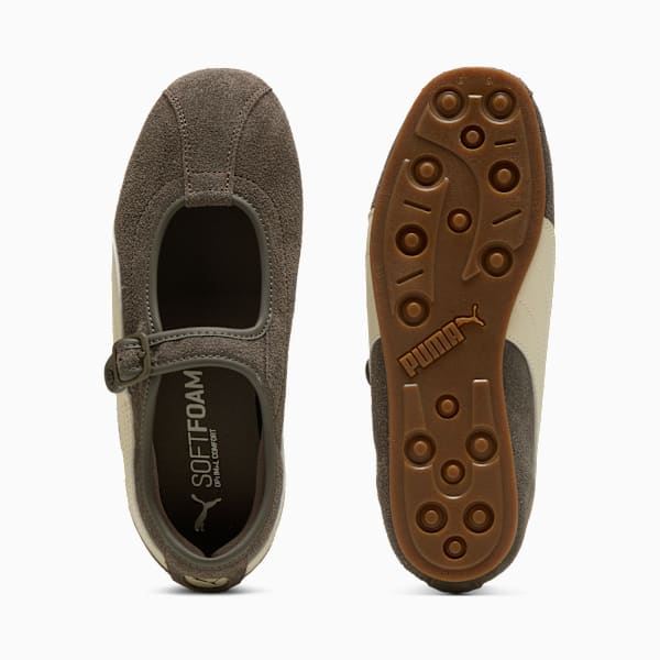 Puma Tacklette Suede Women's Matte Bronze/Alpine Snow Sneakers
