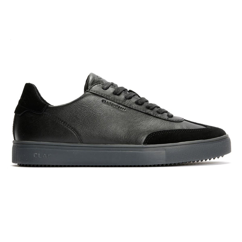 Clae Deane Leather Clear Men's Black Sneakers