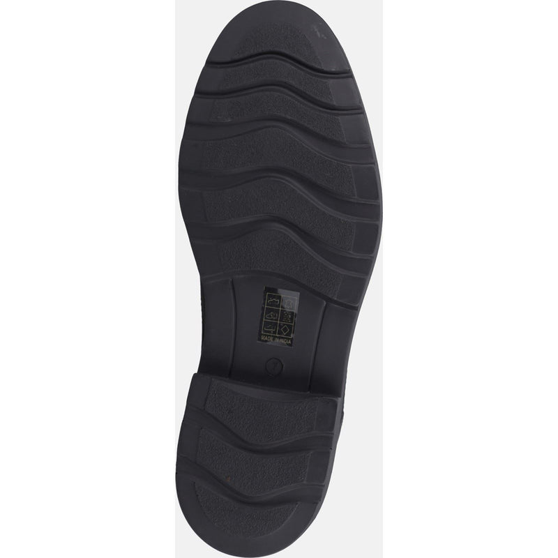 Hush Puppies Pearce Leather Men's Black Lace-Up Shoes