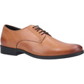 Hush Puppies Oscar Clean Toe Leather Men's Tan Lace-Up Shoes