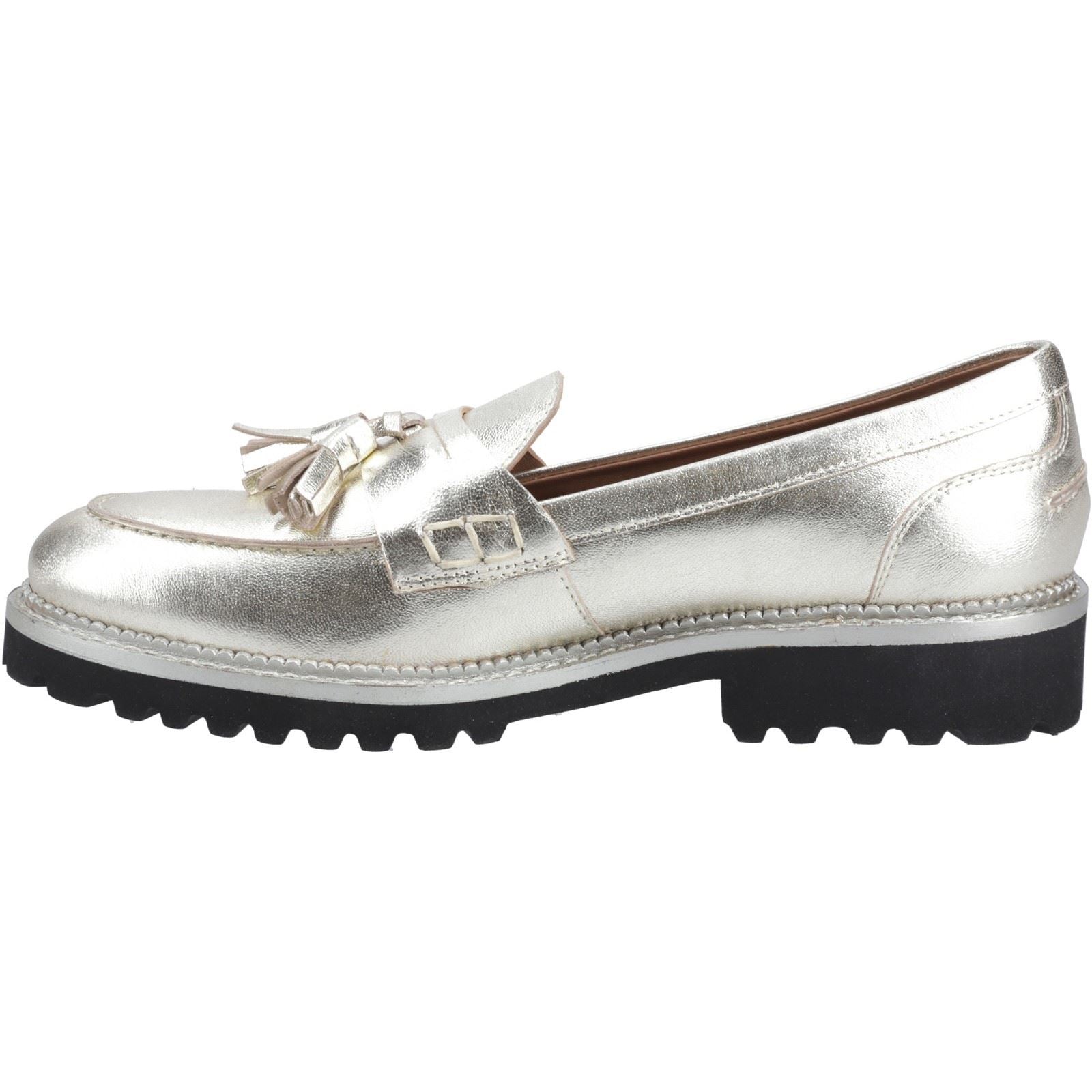 Hush Puppies Ginny Loafer Suede Women's Gold Loafers