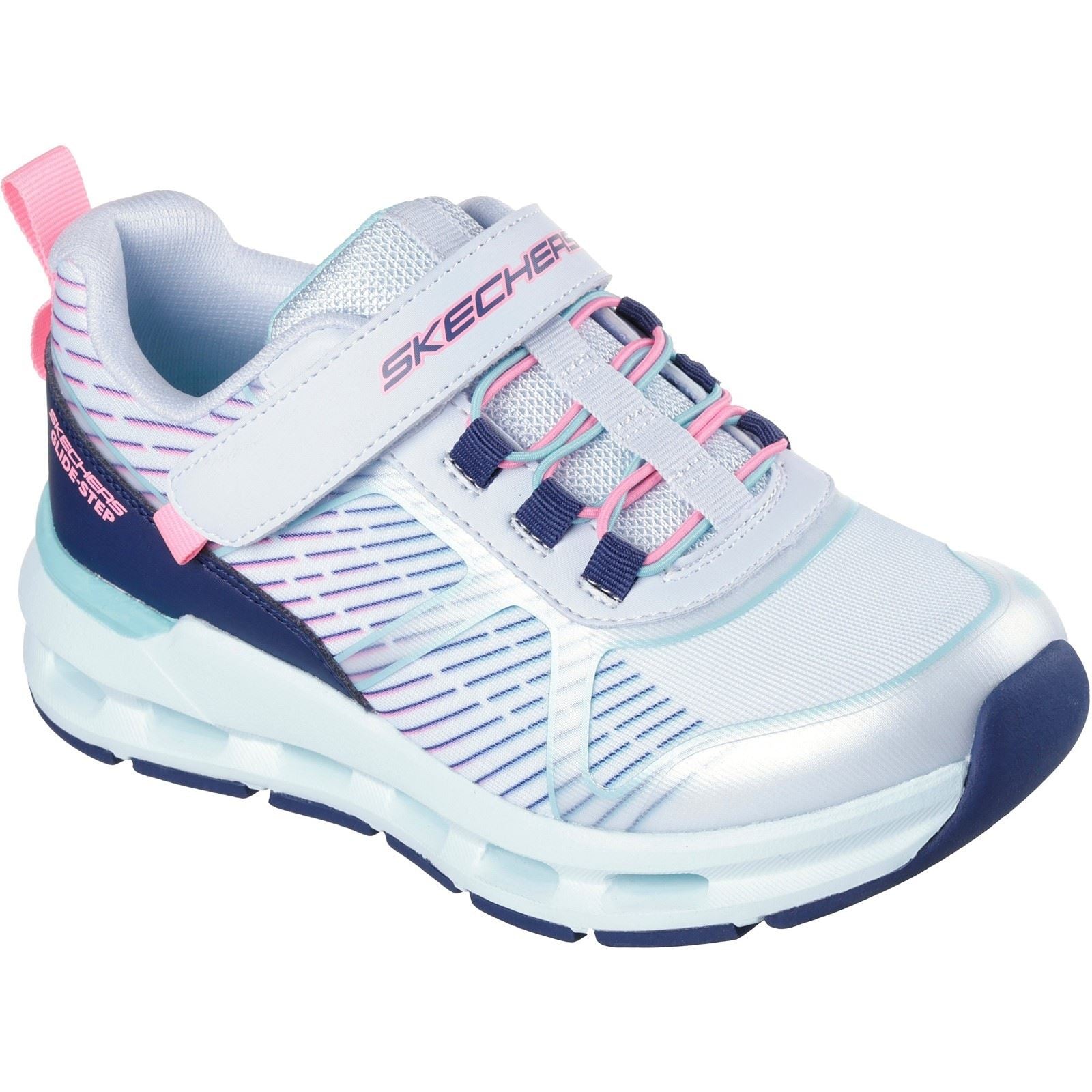 Skechers Glide-Step + Sprint Lines Girl's Mint/Multi Trainers