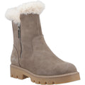 Hush Puppies Ambre Suede Women's Taupe Winter Mid Calf Boots