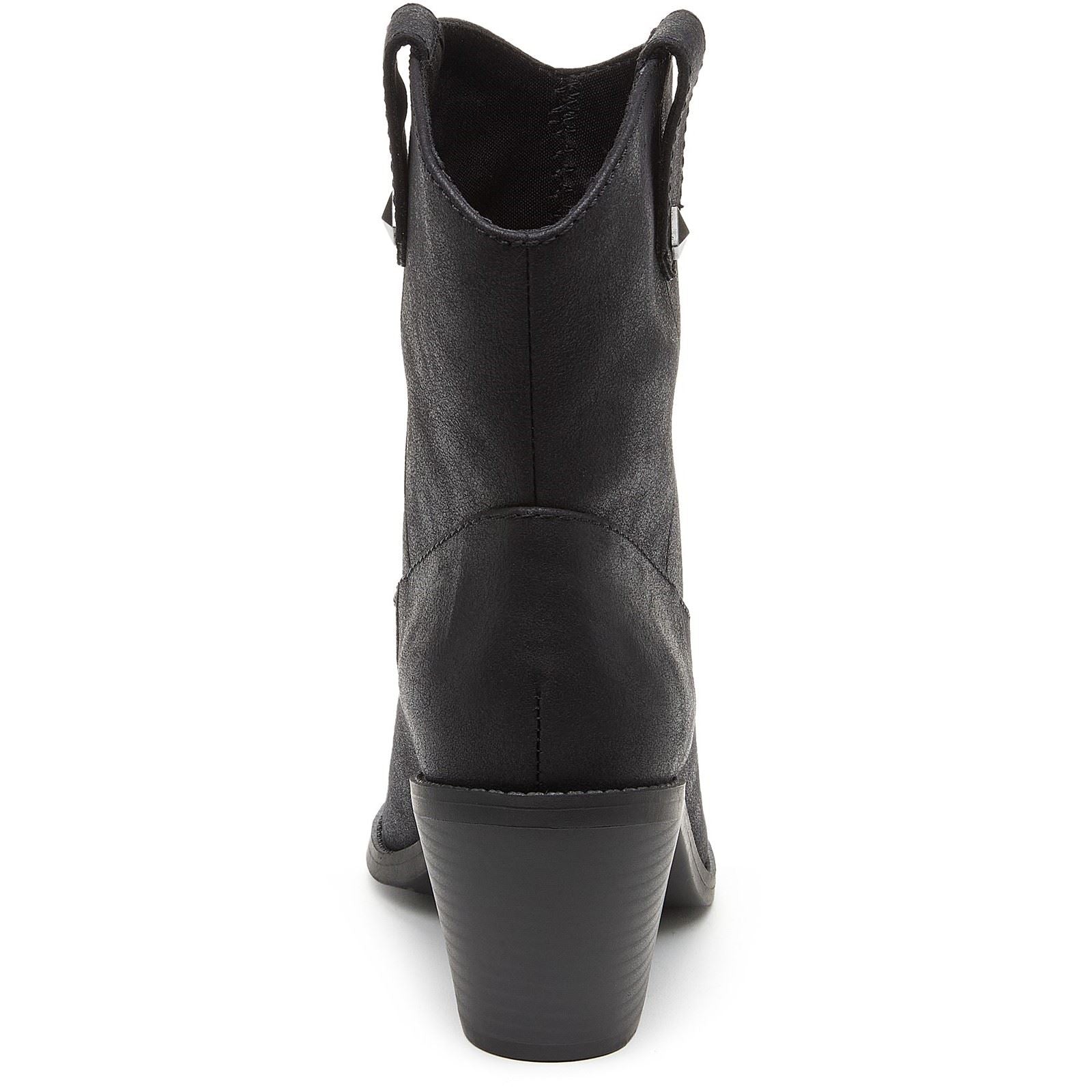 Rocket Dog Feather Polyurethane Women's Black Heeled Ankle Boots