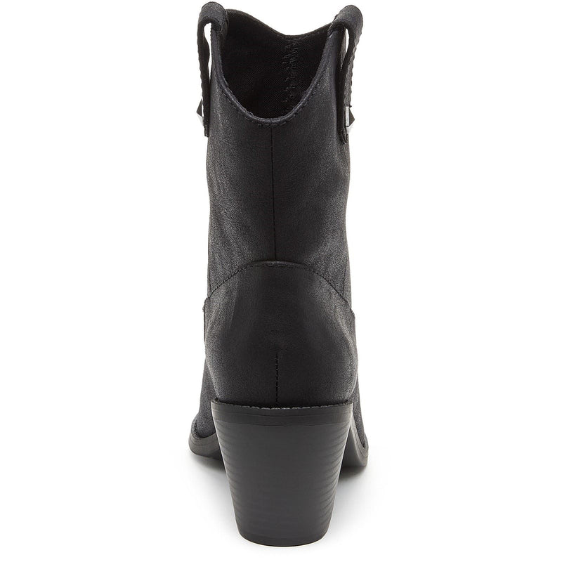 Rocket Dog Feather Polyurethane Women's Black Heeled Ankle Boots