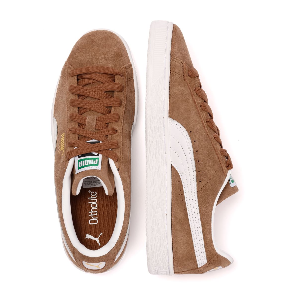 Puma Classic Suede Haute Coffee/White Sneakers