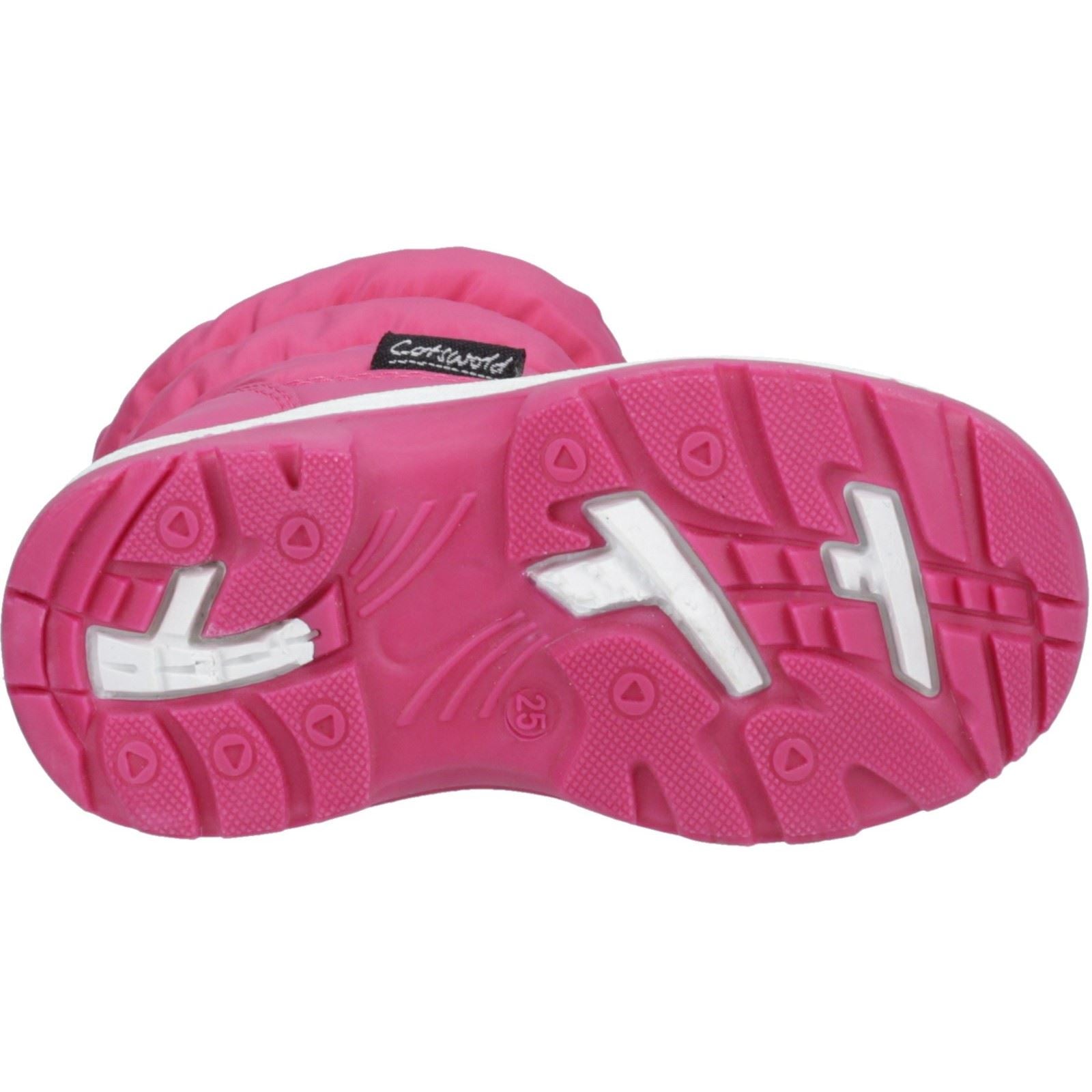 Cotswold Tirely Textile Women's Pink Wellington Boots