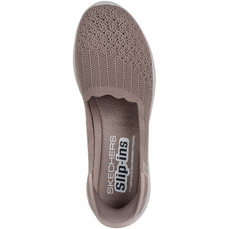 Skechers Seager Believe It Textile Women's Dark Taupe Sneakers