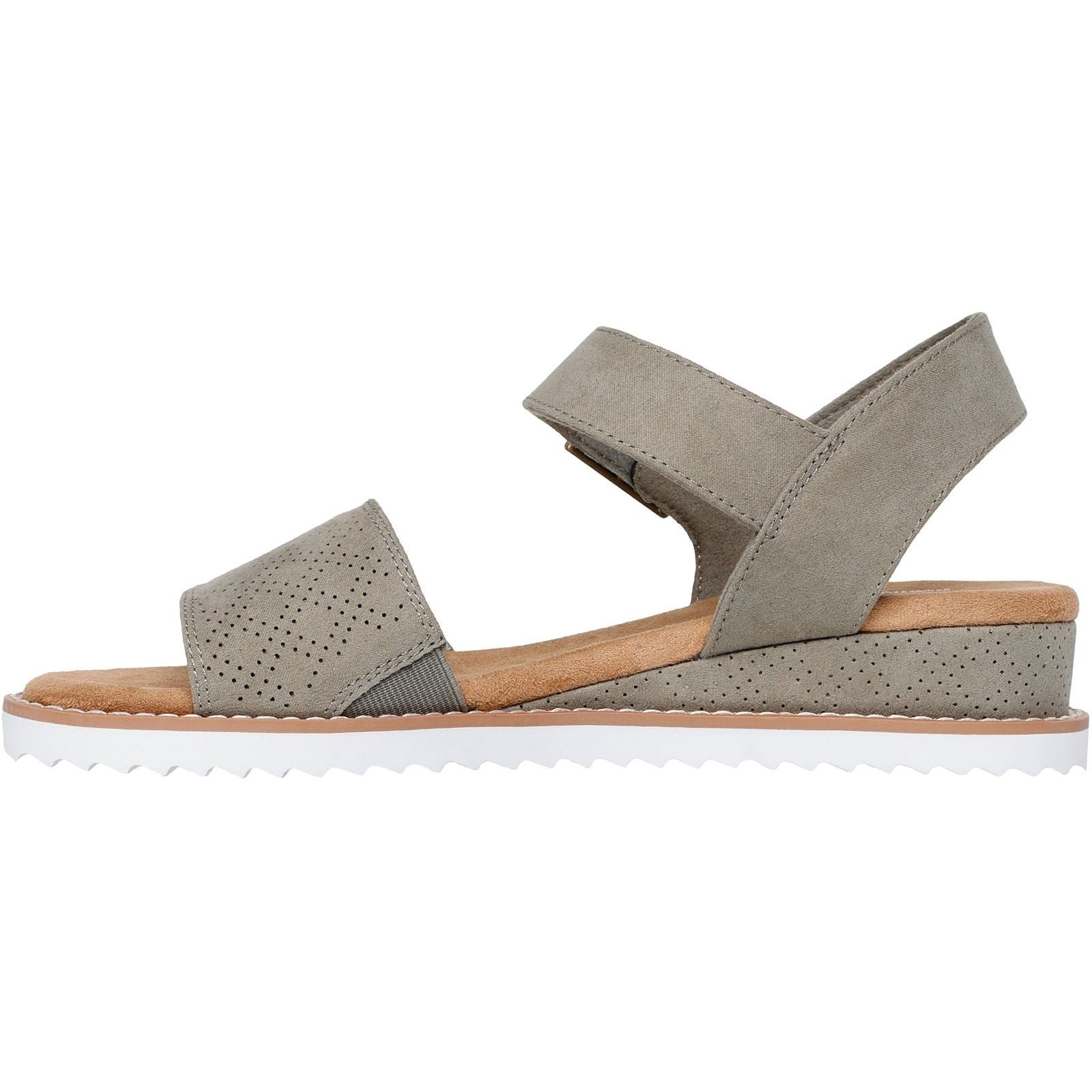 Skechers Desert Kiss Serendipitous Synthetic Women's Olive Sandals