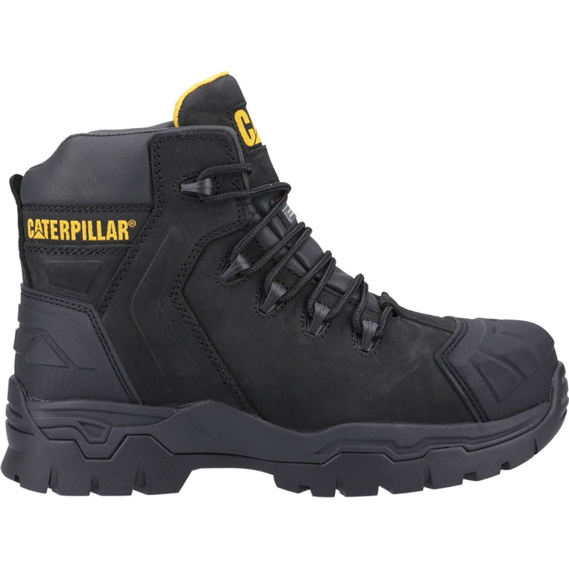 Caterpillar Everett S3 WP Leather Black Safety Boots