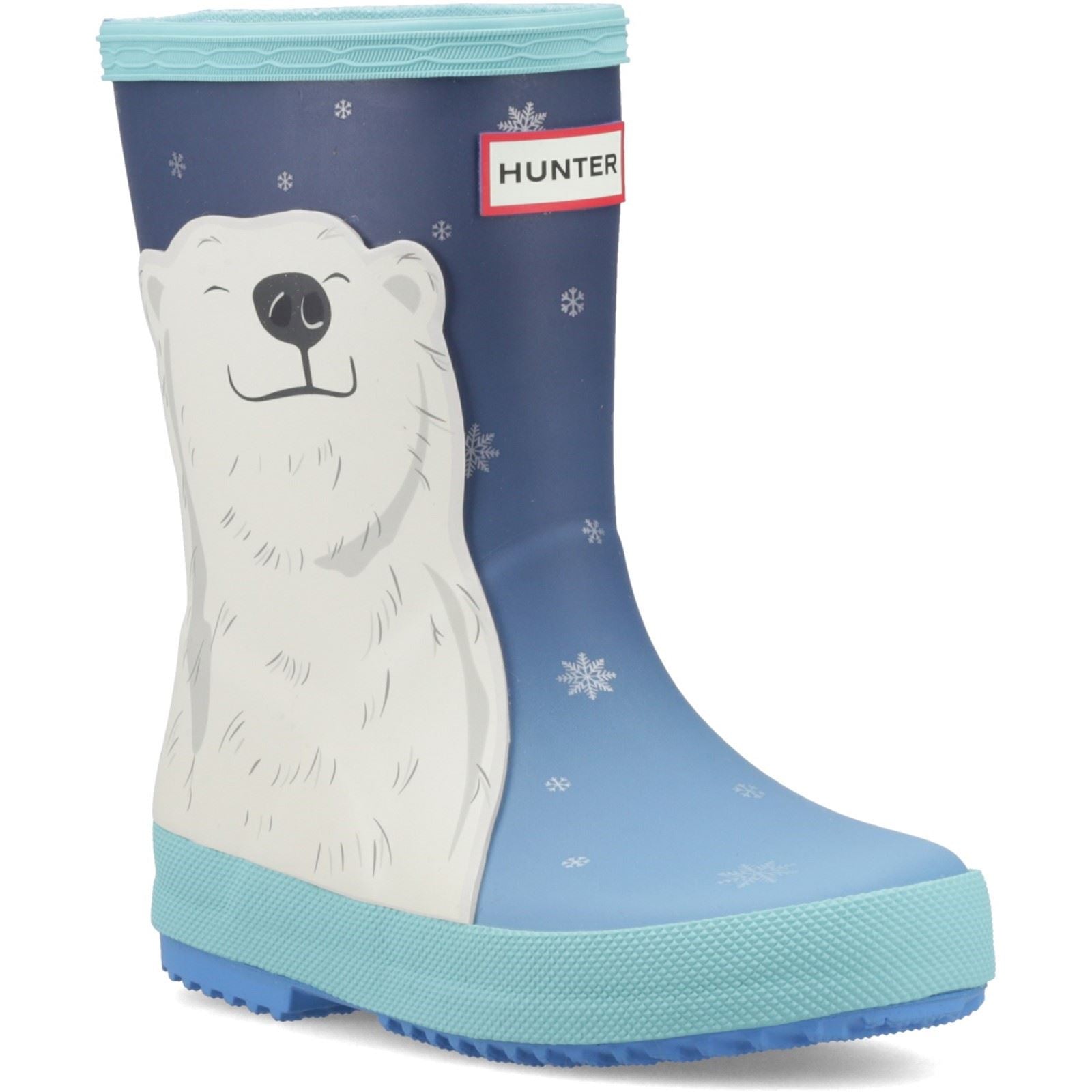 Hunter Kids First Insulated Boot Rubber Polar Bear Wellington Boots