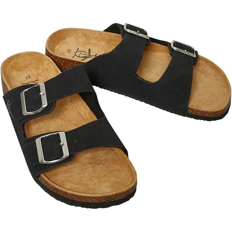 Penguin Port 2 Women's Black Sandals