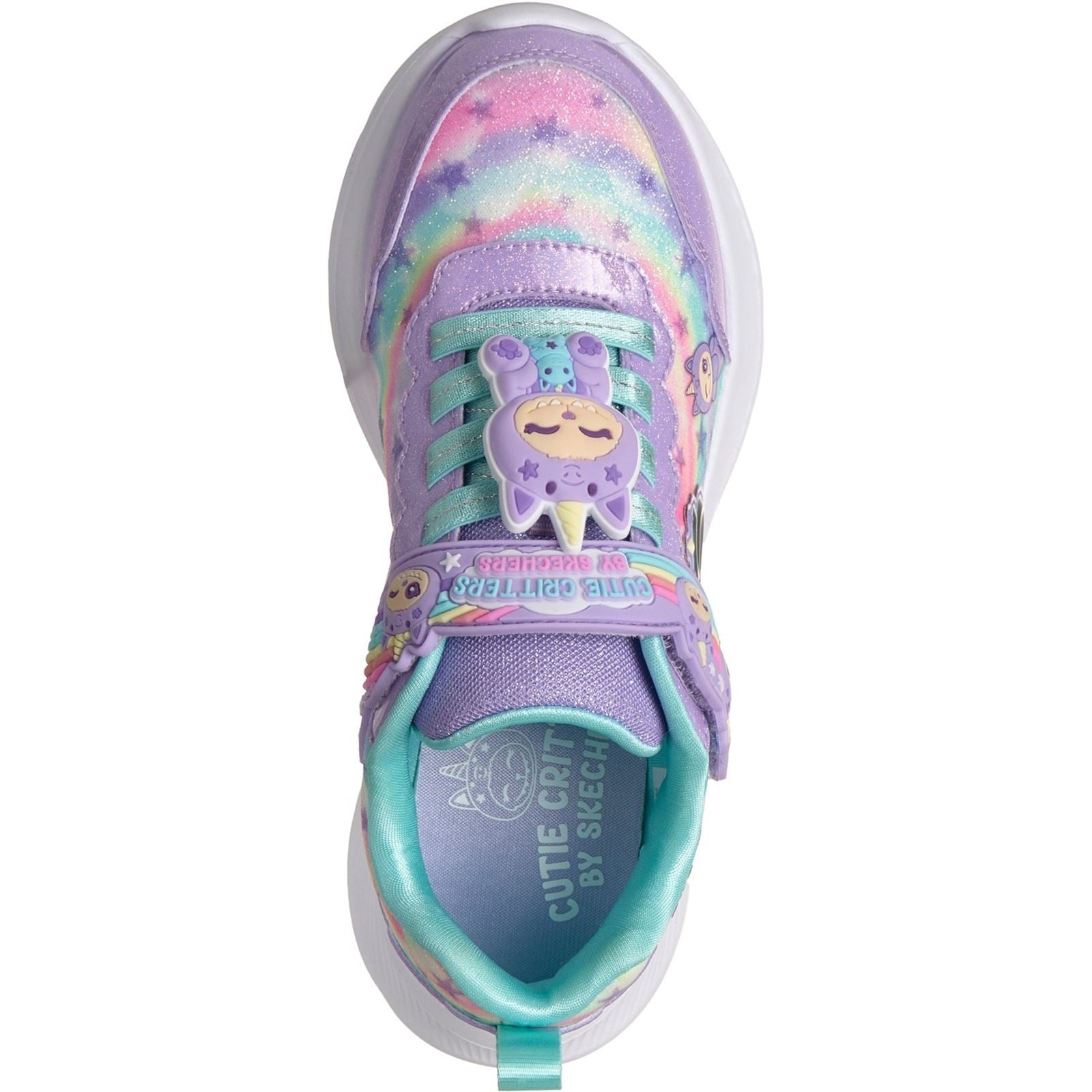 Skechers Jumpsters 2.0 Cutie Critters Textile Girl's Lavender/Multi Trainers