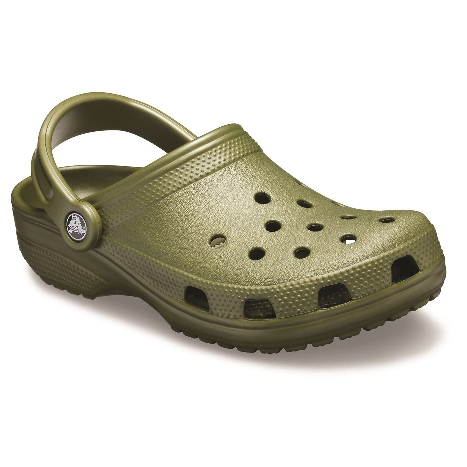 Crocs Classic Croslite Rubber Army Green Clogs