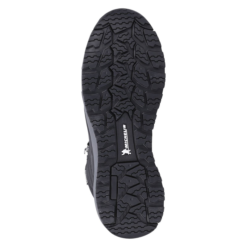 Cotswold Kingham Mid Recycled Plastic+Synthetic Pu Men's Black Hiking Boots