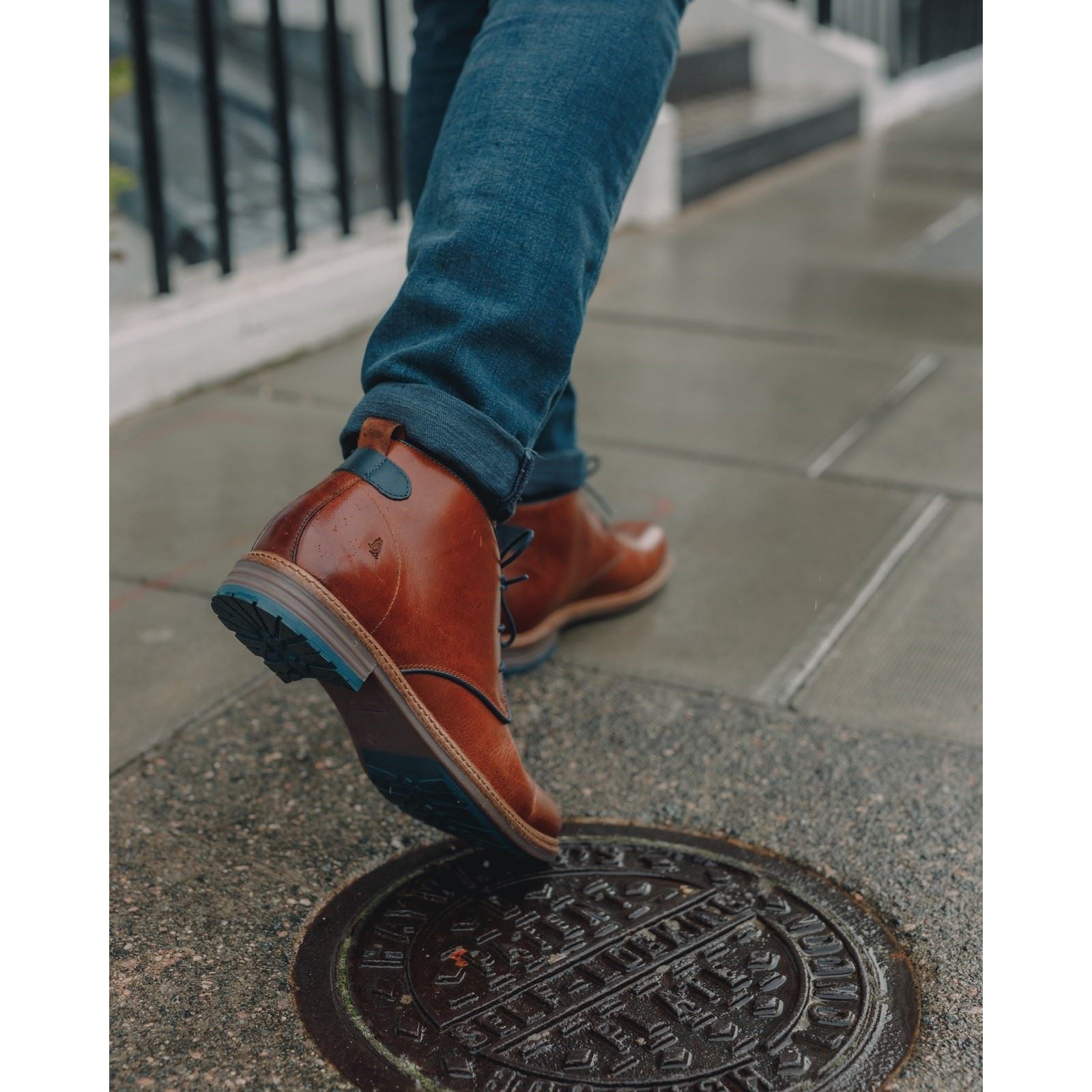 Hush Puppies Jonas Chukka Leather Men's Tan Boots