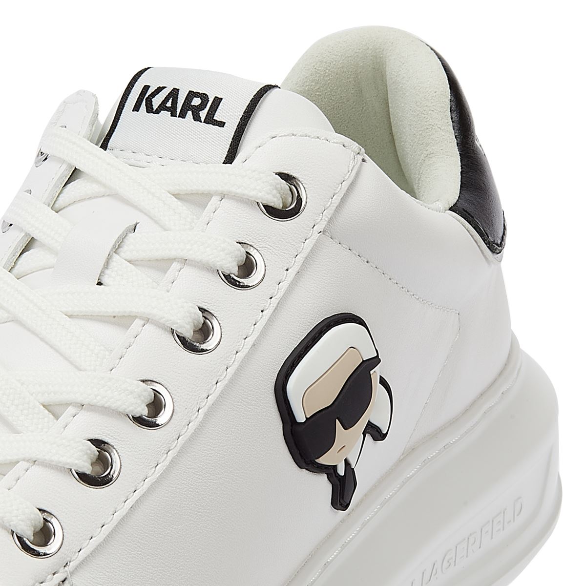 Karl Lagerfeld Kapri Karl NFT Lo Lace Women's White Sneakers