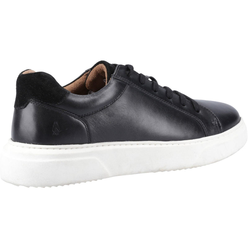 Hush Puppies Whelan Leather Men's Black Trainers