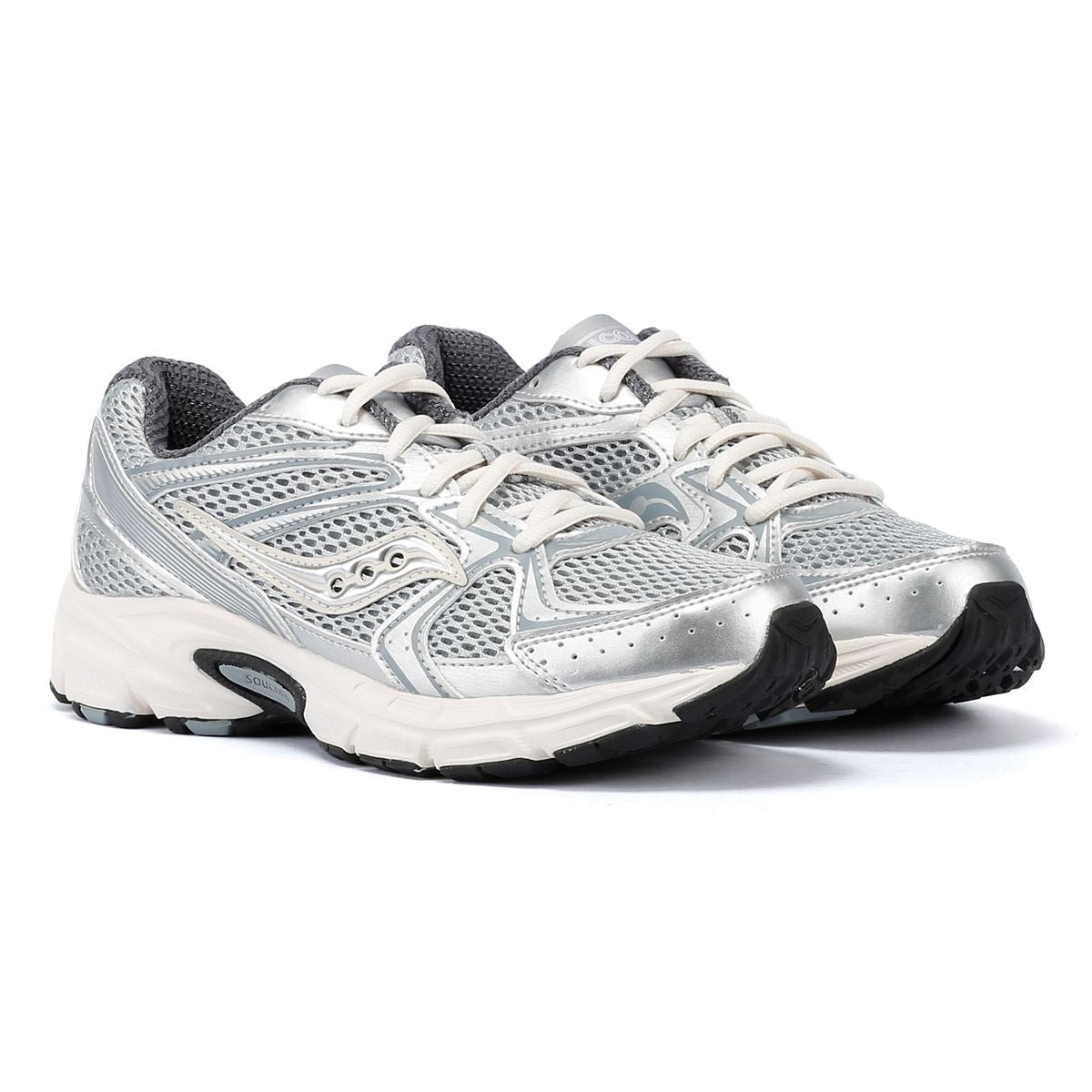 Saucony Ride Millenium Silver/Cream Sneakers