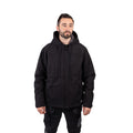 Caterpillar Hooded Sherpa Lined Men's Black Fleece Jacket