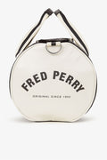 Fred Perry Classic Barrel Polyester Black/Ecru Cross Bag