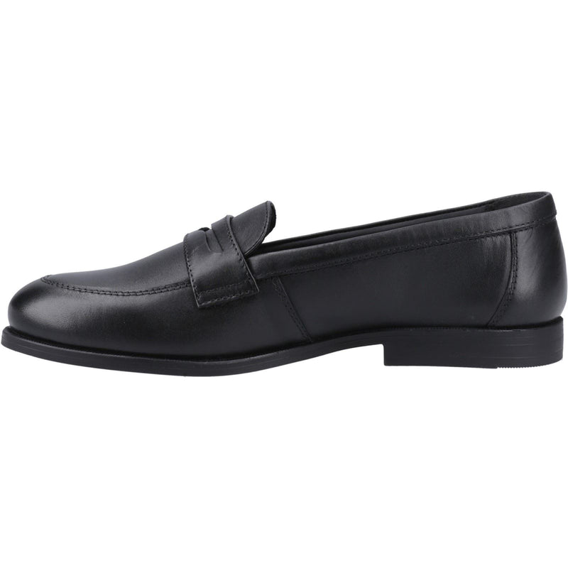 Pod Islay Leather Girls's Black Loafers