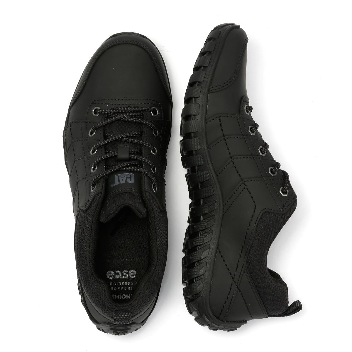Caterpillar Instruct Suede Men's Black Lace-Up Shoes