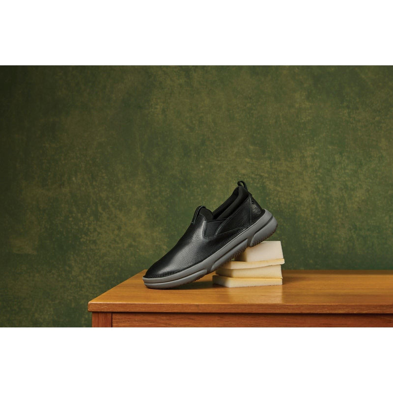 Hush Puppies Baylor Leather Men's Black Loafers