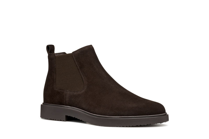 Geox Massimiano B Suede Men's Dark Brown Boots