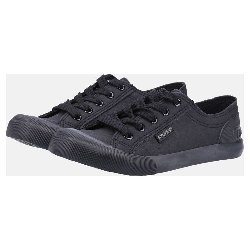 Rocket Dog Jazzin Fable Synthetic Women's Black Sneakers