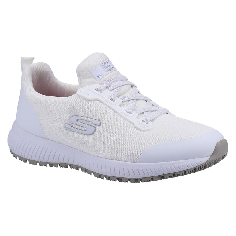 Skechers Workwear Squad SR Textile Women's White Safety Sneakers