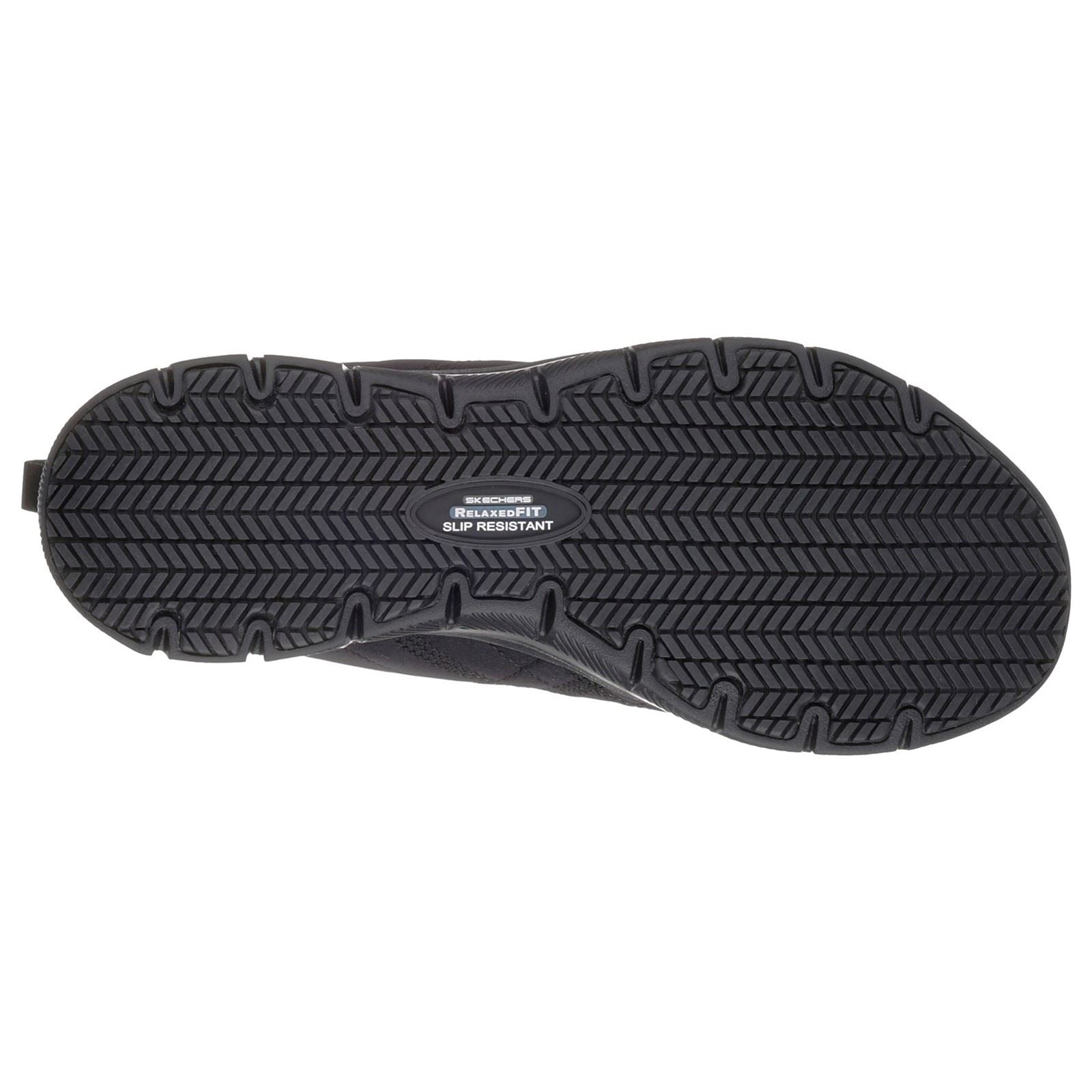 Skechers Workwear Ghenter Srelt Polyester Women's Black Safety Sneakers
