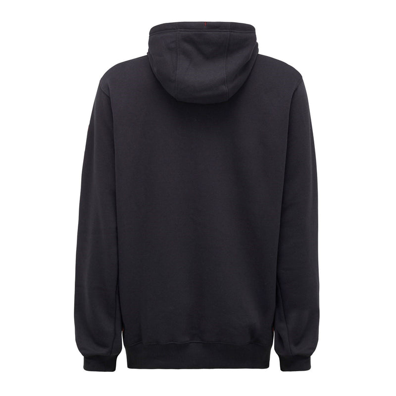 Hard Yakka Brushed Fleece Polyester Men's Grey Hooded Sweatshirt