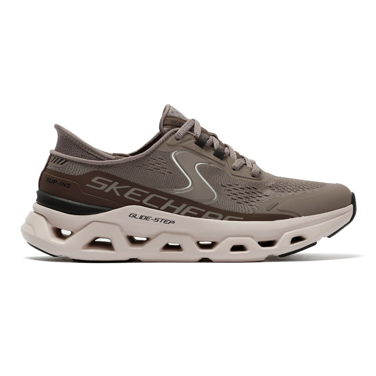 Skechers Slip-Ins Glide Step Altus Mesh Women's Khaki Sneakers