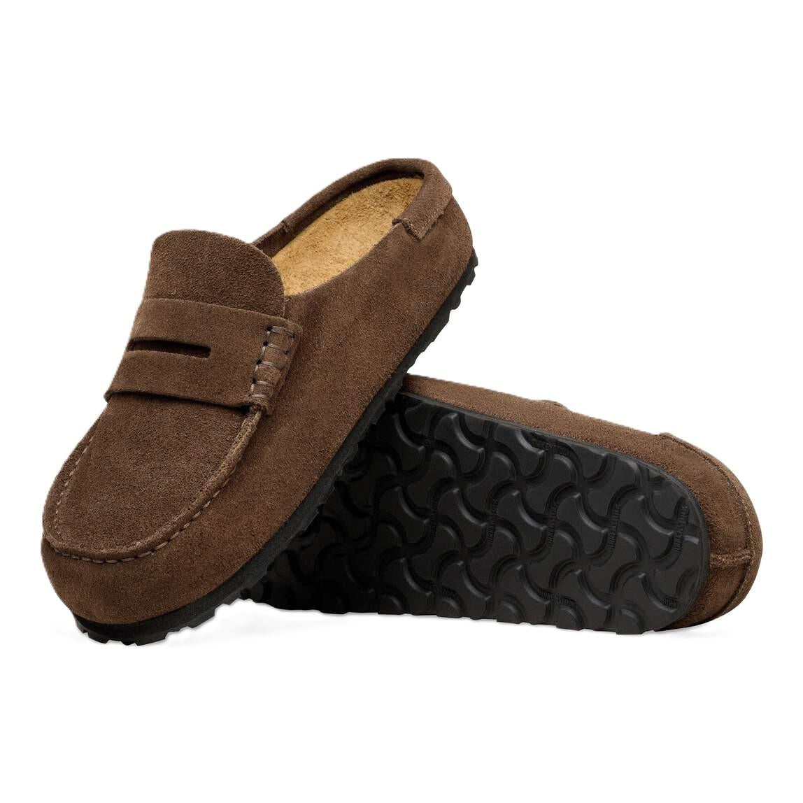Birkenstock Naples Suede Carafe Regular Clogs