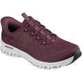 Skechers Glide-Step Elevate Amaze Textile Women's Burgundy Sneakers