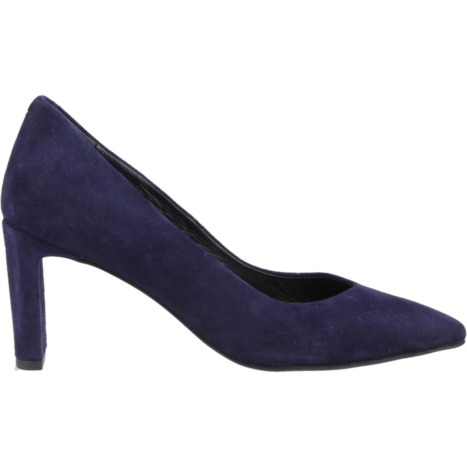 Hush Puppies Olivia Suede Women's Navy Heels