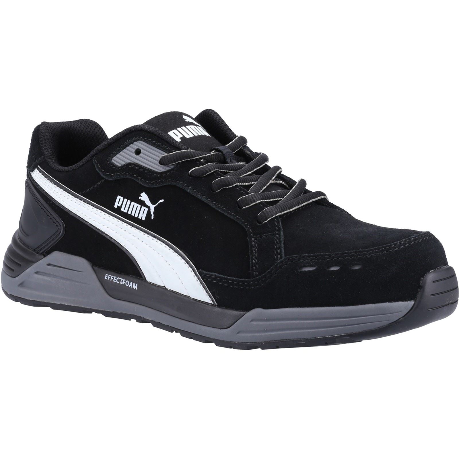 Puma Safety Airtwist Low S3 Suede Black Safety Sneakers