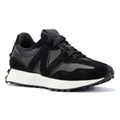 New Balance 327 Suede/Leather Black Sneakers