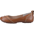 Hush Puppies Janessa Leather Women's Tan Flats