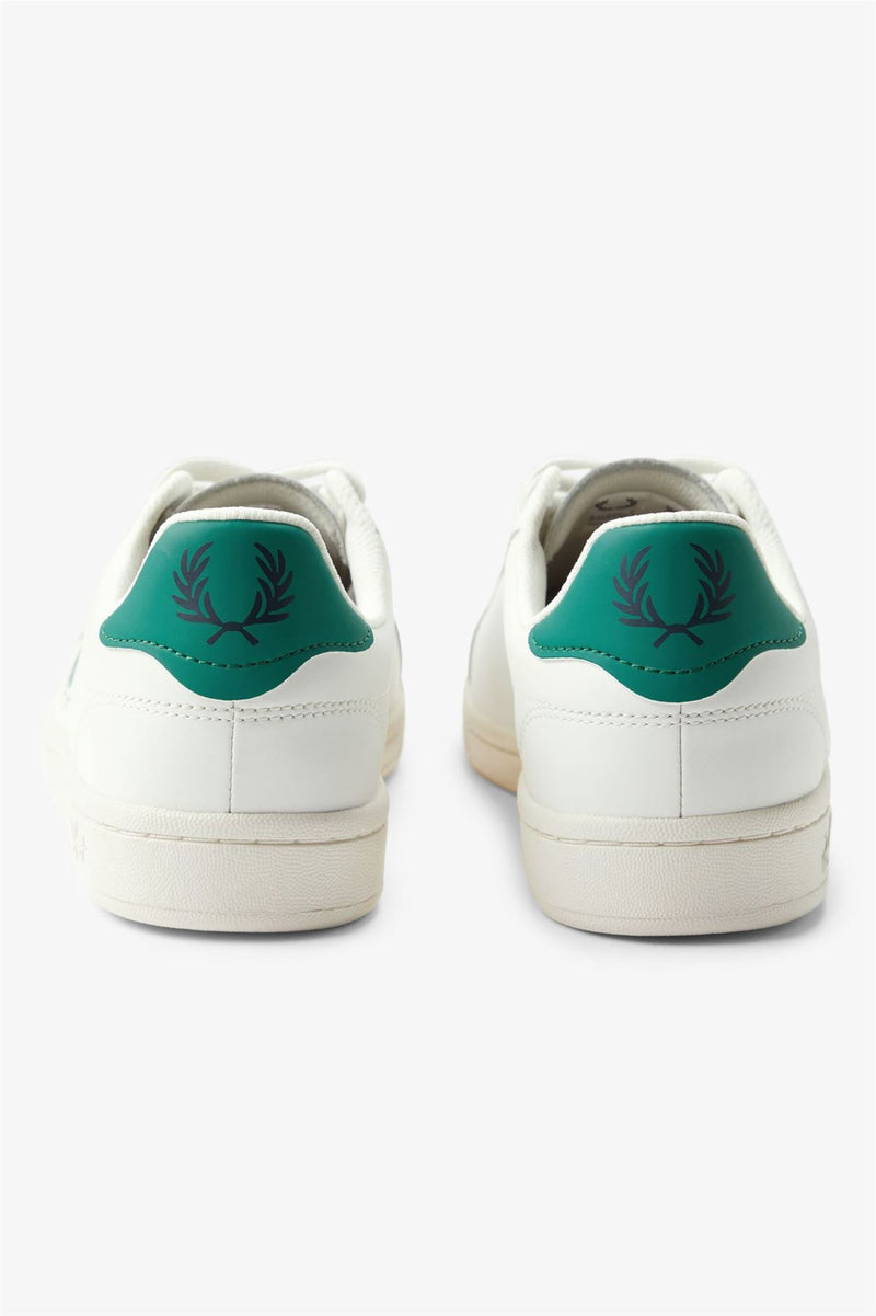 Fred Perry Tennis Cupsole Leather Men's White/Green Sneakers