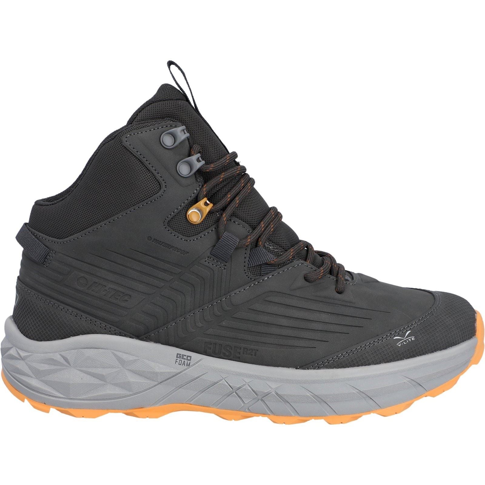 Hi-Tec Fuse Trek Mid Synthetic Men's Chocolate Brown/Timber Wolf Hiking Boots