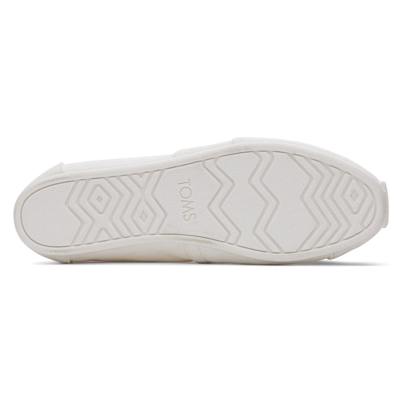 TOMS Alpargata 100% Cotton Women's White Espadrilles